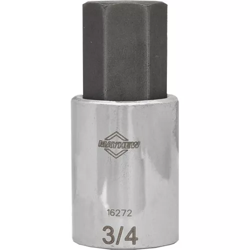1/2" Drive SAE Hex Socket Bit, 3/4"