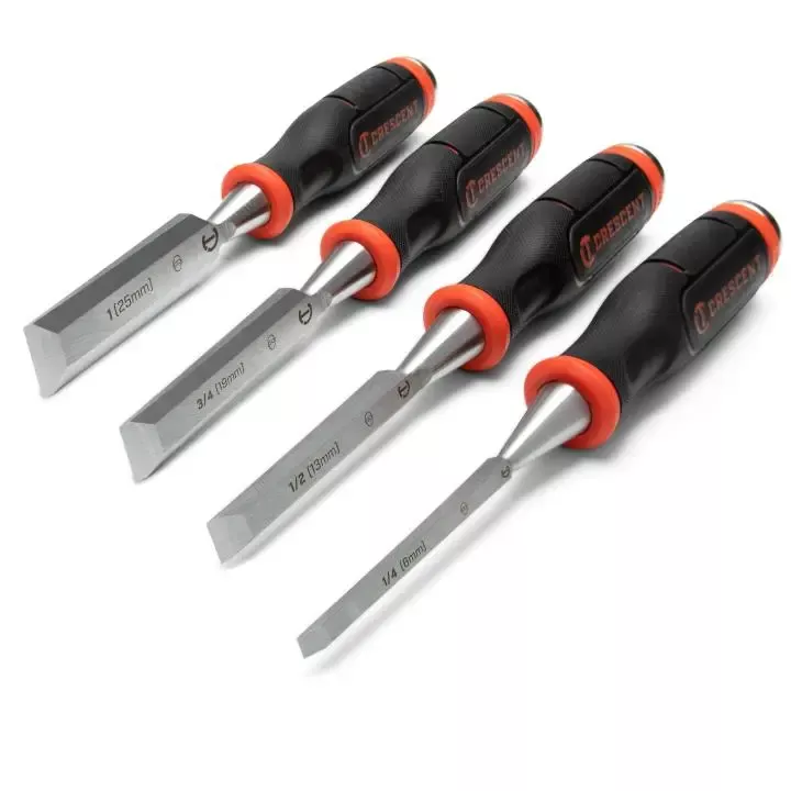 CRESCENT Set of 4 Wood Chisel - GW CWCHS4 Chisel Set