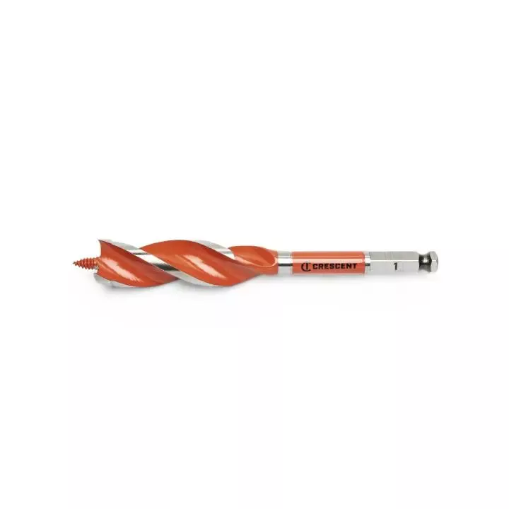 CRESCENT Solid Auger Drill Bit, 1 in x 7-1/2 in - GW CDAG-7545 Drill Bit