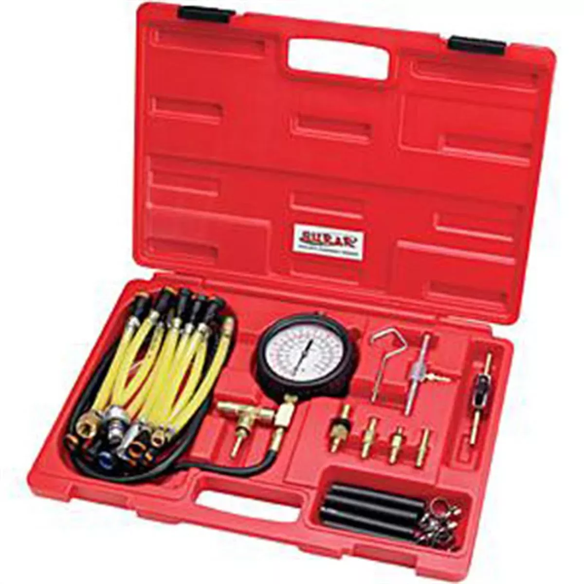Deluxe Fuel Injection Pressure Tester Kit SRRFPT22 S.U.R. and R Auto Parts
