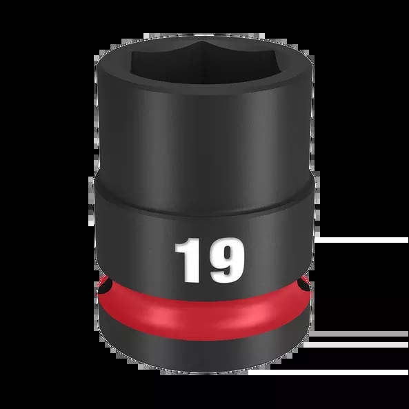 Milwaukee Shockwave™ 1/2" Drive 19mm Standard 6 Point Impact Socket