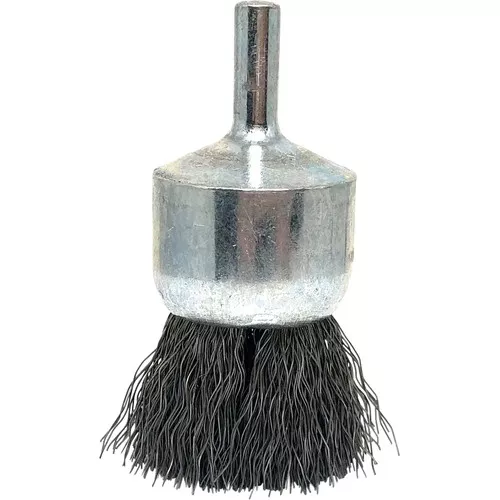 Solid End Brush, 1" Dia., .006CS, .875" Trim Length, .250" Shank Diameter