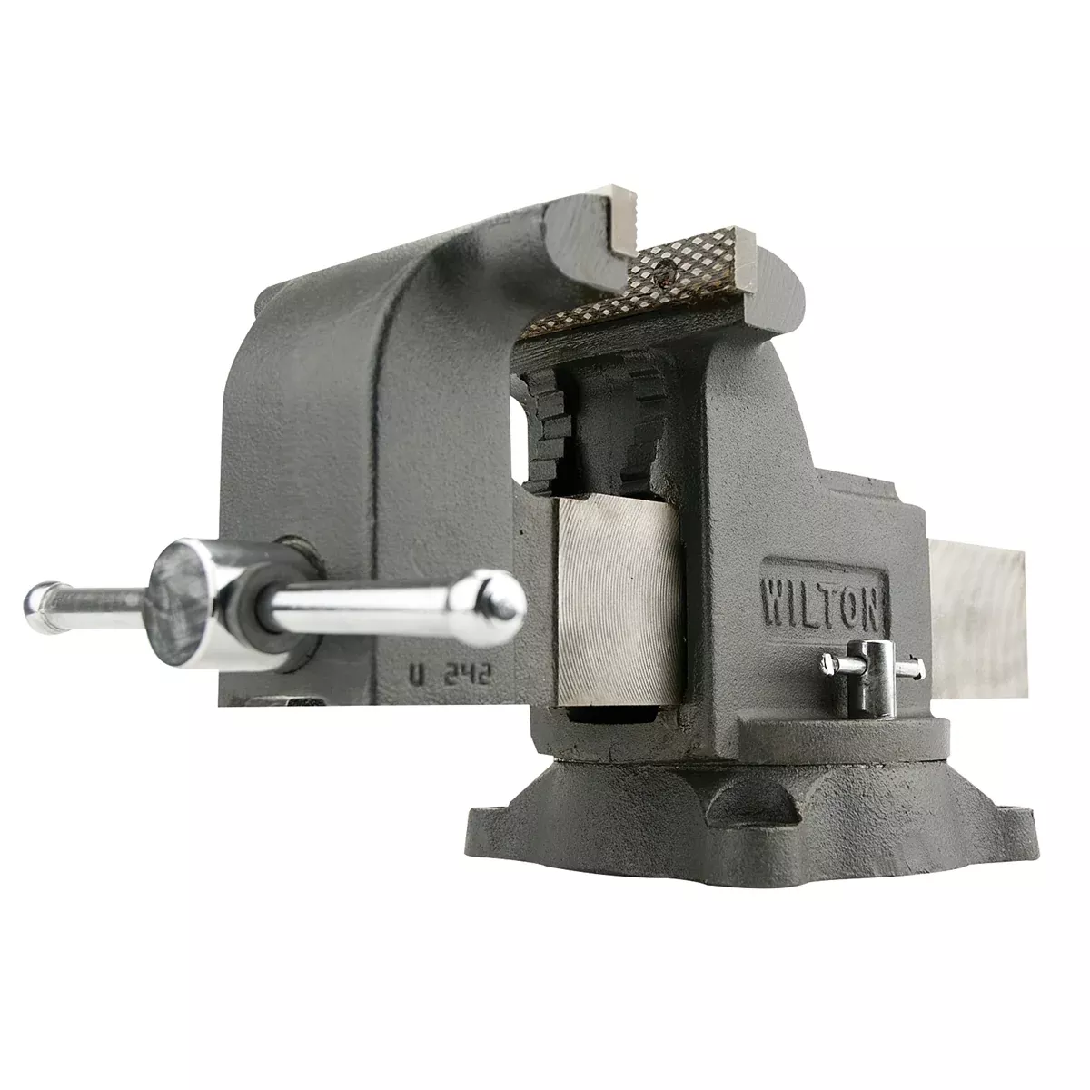 Wilton WS6, Shop Vise, 6 in. Jaw Width, 6 in. Jaw Opening, 3-1/2 in. Throat Depth WILWS6 Wilton